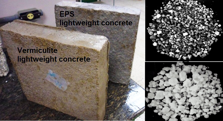 <p>Concreto leve com EPS e vermiculita</p>
