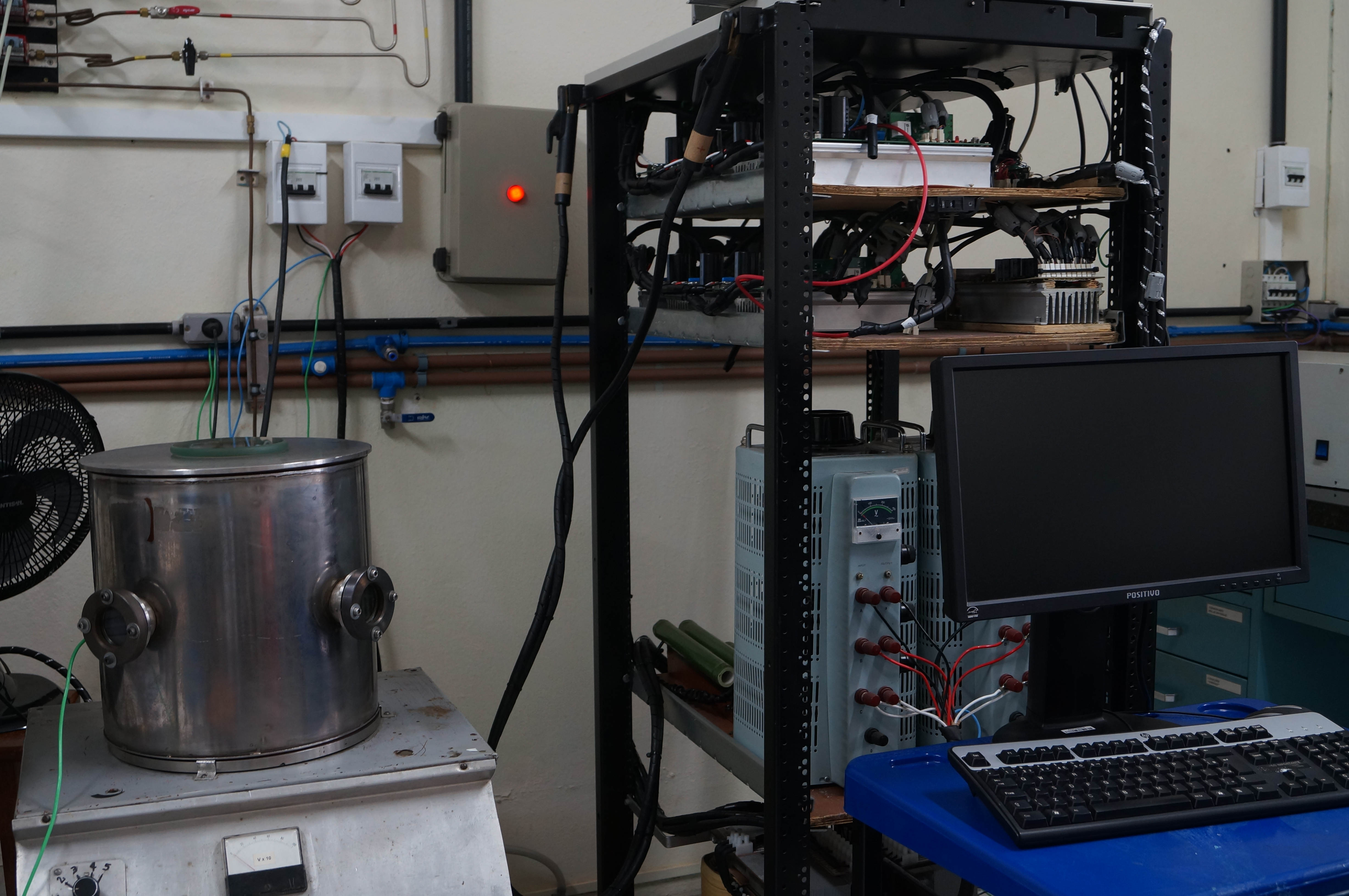 <p>Nitretação a plasma</p>
