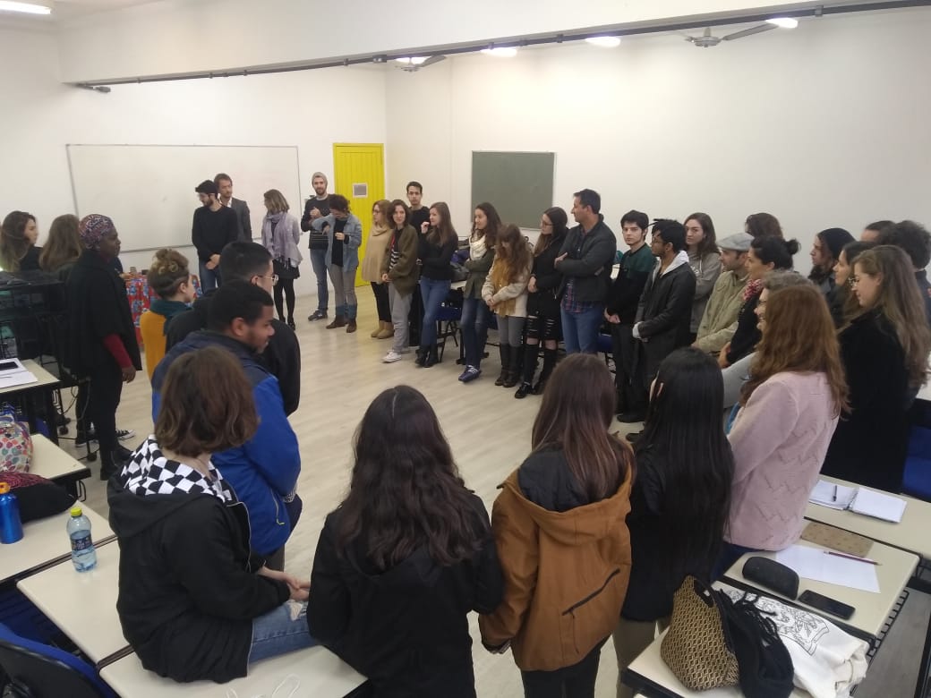 <p>Reunião NPP 21/08/2018 - Direitos Humanos: Promoção da diversidade e combate a discriminação (de classe, raça, gênero) no ambiente acadêmico.</p>

<hr />
<p>Foto: Gustavo Araújo</p>
