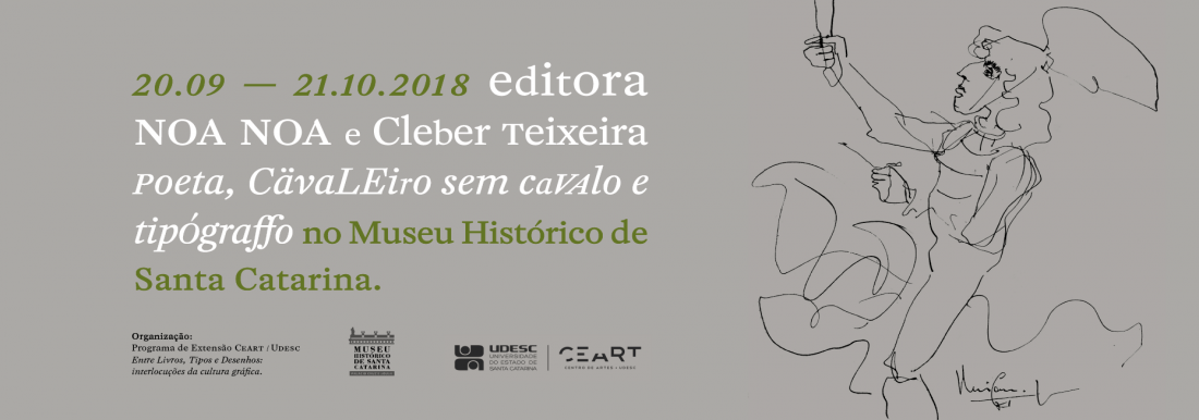 Exposição Editora Noa Noa e Cleber Teixeira