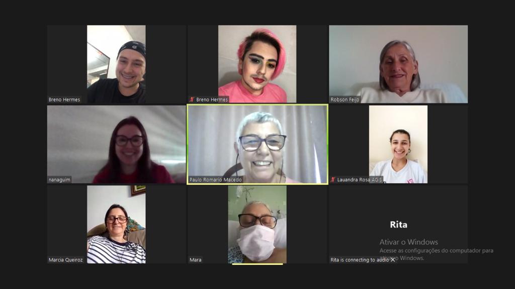 <h4><strong>Reunião online do Grupo de Dança para Mulheres em tratamento e pós tratamento do Câncer de Mama (Mama Rosa)</strong></h4>
