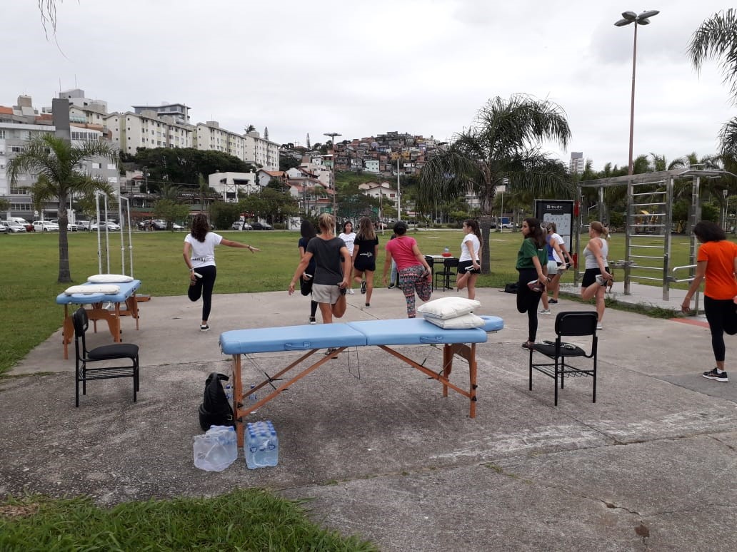 <p>II Dia de Avaliação postural e orientações para a comunidade no Parque de Coqueiros</p>
