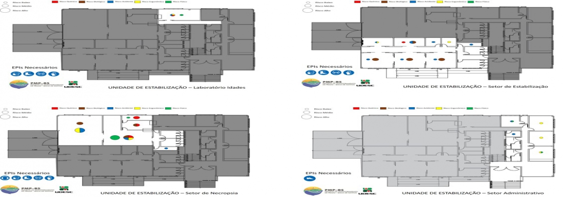 <p>Mapa de Risco - Laboratório de Zoologia/ Unidade de Estabilização</p>
