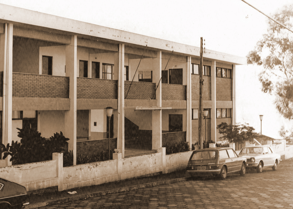 Primeiro prédio da Udesc Cefid, no Bairro Coqueiros, em Florianópolis
