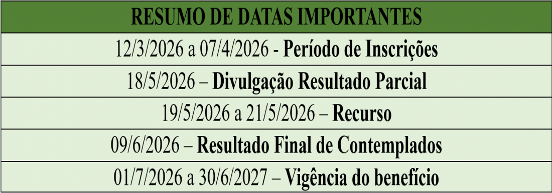 <p>PROPE 2026 RENOVAÇÃO - Datas Importantes</p>
