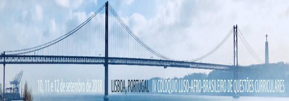 <p> IV Colóquio Luso-Afro-Brasileiro De Questões Curriculares</p>
